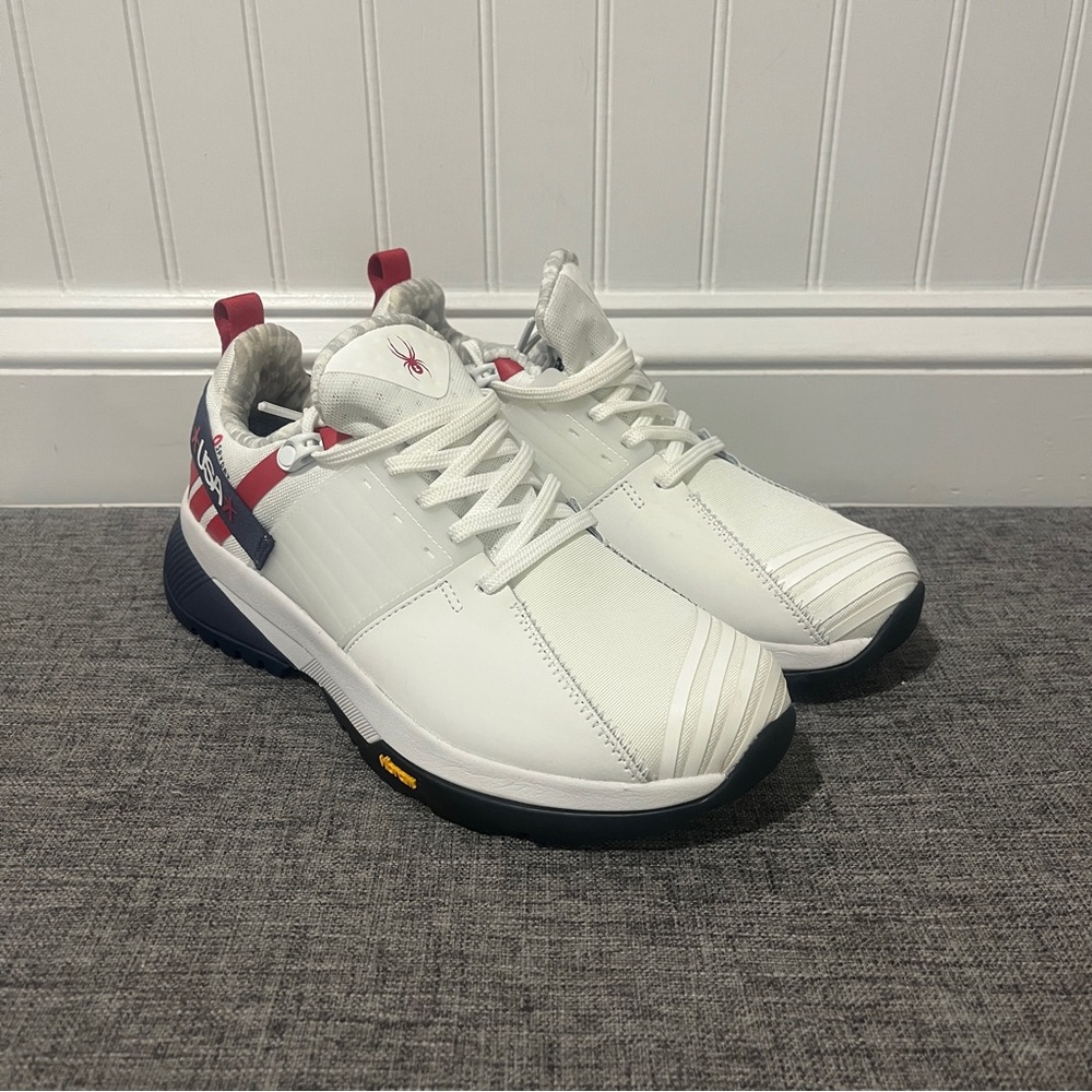 Spyder Shasta USA Trail Hiking Waterproof White Shoes Men's Sz. 7M MSRP $150 NEW
